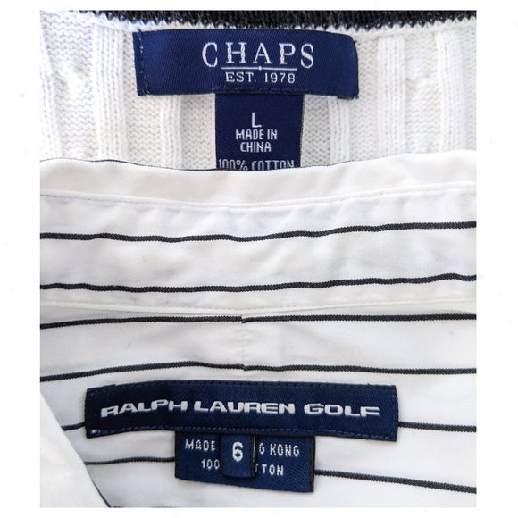 RALPH LAUREN CHAPS Cable Cardigan Set L/6 - Picture 9 of 11